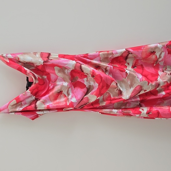 Pink and Red floral Dress - Picture 2 of 8